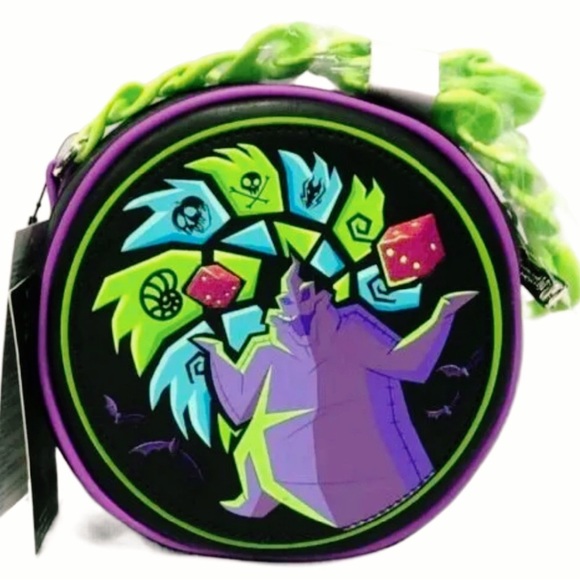 Loungefly Handbags - Disney PARKS LOUNGEFLY NBC OOGIE BOOGIE GLOW ROUND CROSS BODY BAG PURSE NWT 2022